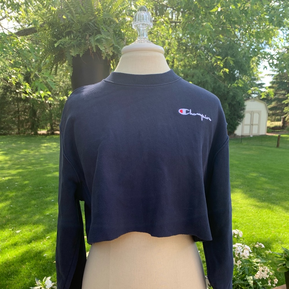Champion Reverse Weave Cropped Crewneck Sweatshirt